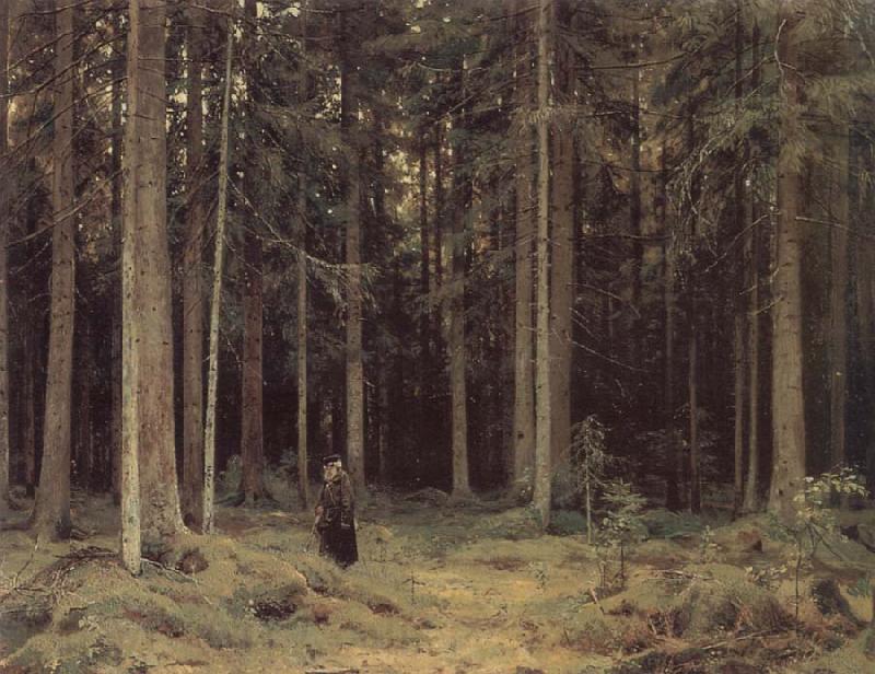 Ivan Shishkin Countess Mordinovas-Forest Peterhof Germany oil painting art